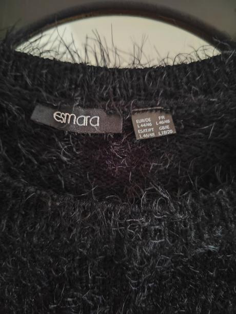 Huňatý predĺžený sveter, esmara,l