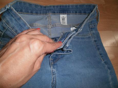 Skinny tenké elastické rifle xs/34, h&m,34