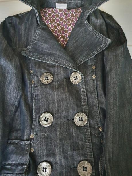 Kabát/ trenčkot džínsový, m