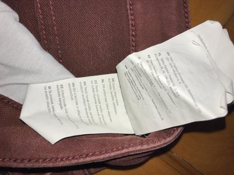 Elastické bordové nohavice, 34