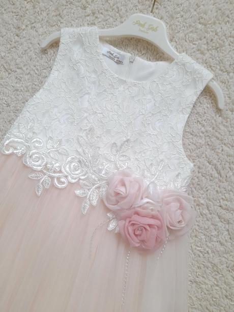 Tylové šaty pink girls s bolerkom 146/152, 146