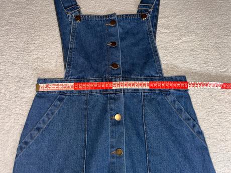 Denim sukňa, s