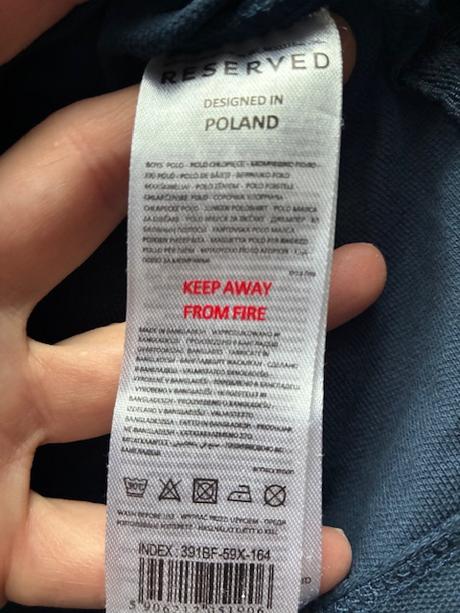 Elegantné polo tričko - polokošeľa vel. 164, reserved,164