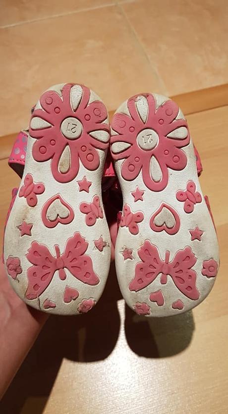 Dievčenské sandálky č.21, deichmann,21