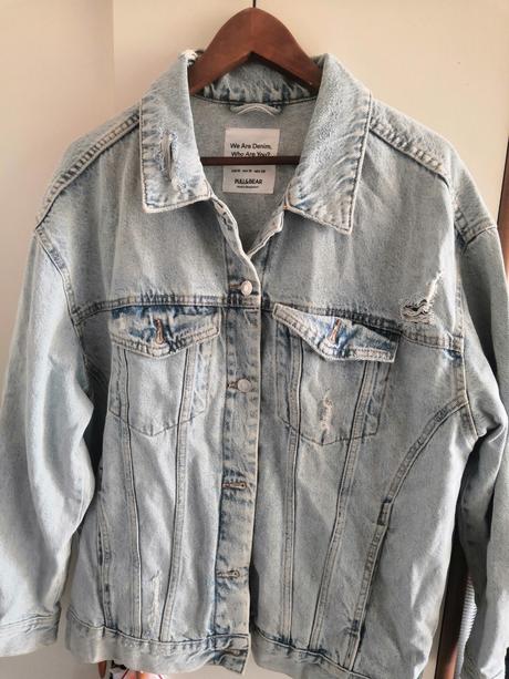 Riflová bunda zn. pull&bear, pull&bear,m