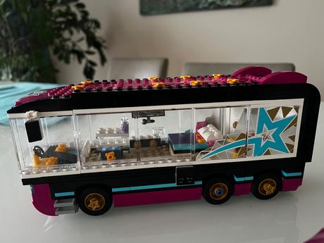 Lego friends  koncertný automobil hviezdy pop, 