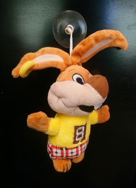 Plyšový zajac mirabilandia s prísavkou, 23 cm,