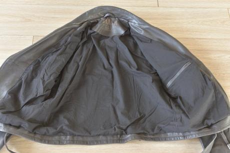 Motorkárska kožená bunda, xl