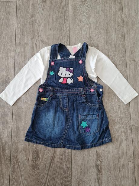 Šaty s tričkom hello kitty, palomino,80