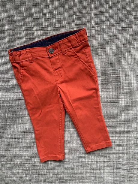 H&m oranžové nohavice 68, h&m,68