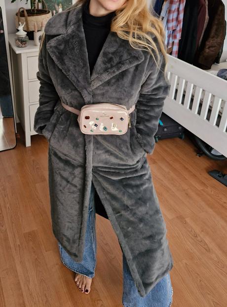 Kožuch z umelej kožušiny notre-v, l