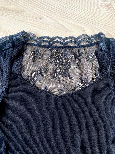 Elegantný čipkový pulover, morgan,s