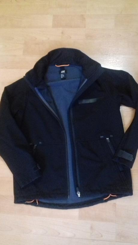 Softshell ľahká bunda h&m č.134 na 8/9r., h&m,134