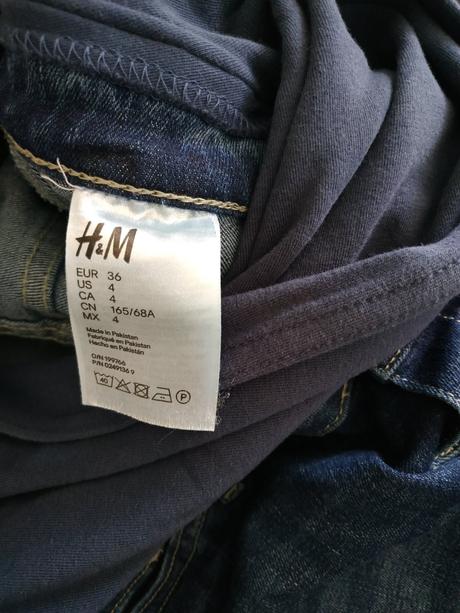 Tehotenské rifle, h&m,36