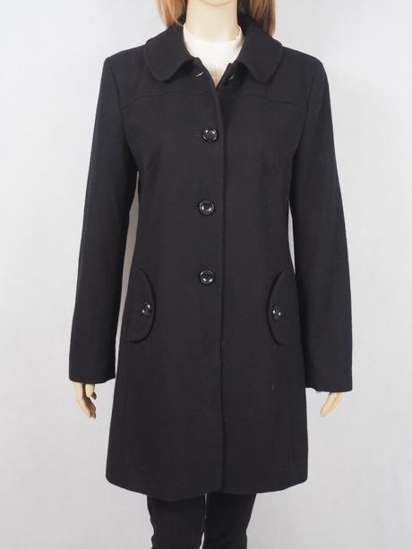 Kvalitný čierny kabát george, george,40
