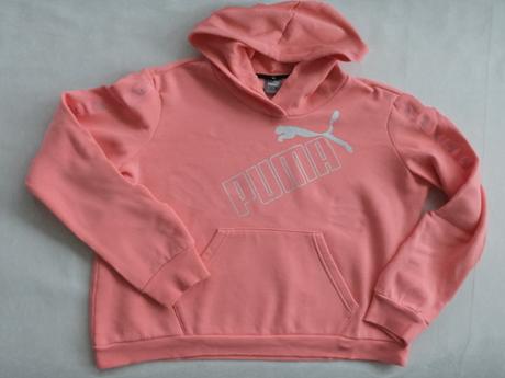 Mikina lososová puma s kapucňou, puma,xl