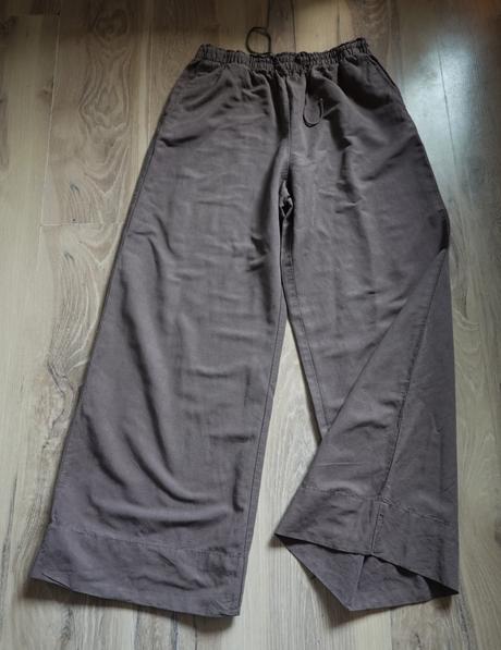 Ľanové nohavice h&m linen blend, h&m,s