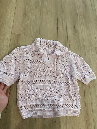 Zara novy cvernovy pleteny svetrik, zara,s