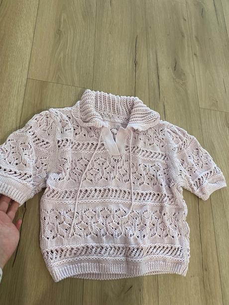 Zara novy cvernovy pleteny svetrik, zara,s