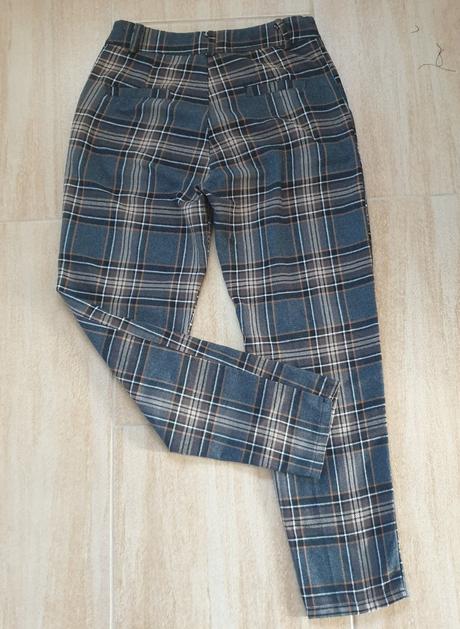 Nohavice flanelové, s