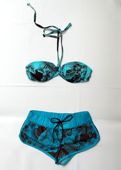 New yorker bandeau plavky so šortkami xs, new yorker,xs