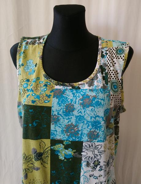 Dámsky top s farebným vzorom, india, xl