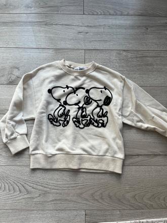 Krásna mikina- svetrík snoopy, zara,116