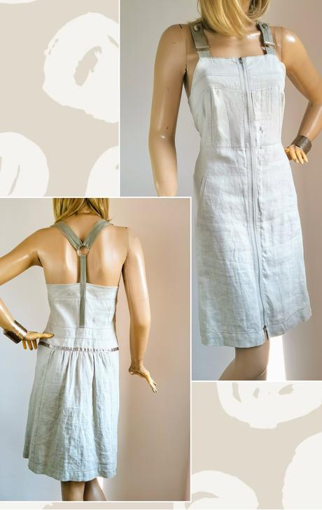 Sarah - ľanové šaty, s