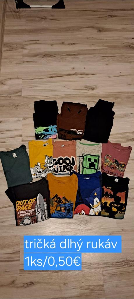 Chlapčenské oblečenie, 122–134