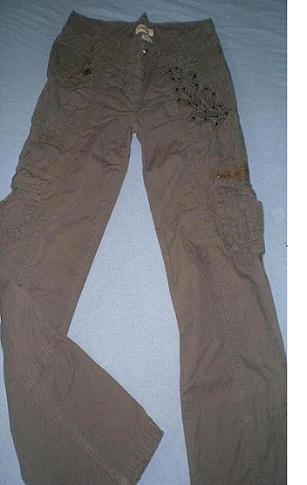 Športové nohavice s flitrami na boku, kenvelo,l