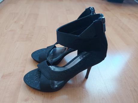 Spoločenské topánky-otvorená špička, 39