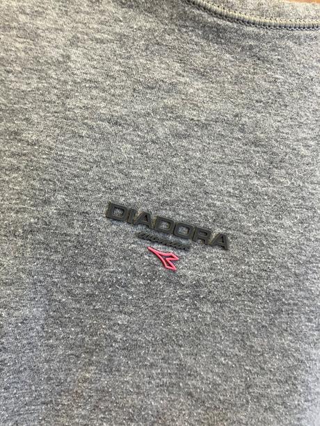 Dievčenské tričko sivé diadora (128), diadora,128