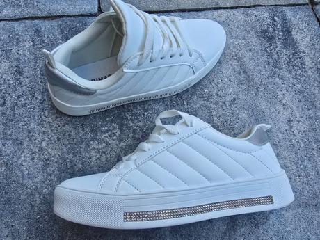 Biele tenisky primark s kamienkami, primark,38