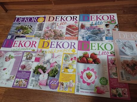 Predám časopisy dekor nove, 