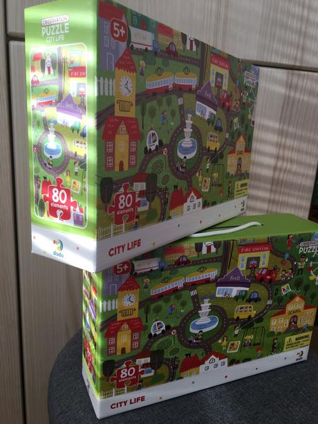 Zivot v meste 80dielikov puzzle,