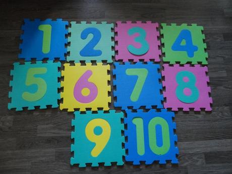 Penové puzzle - 30 ks- čísla + abc + doprava, 