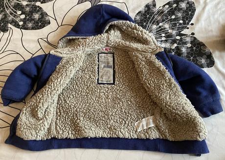 Teplá mikina s kapuckou zn. dpam first clas v. 98, 98