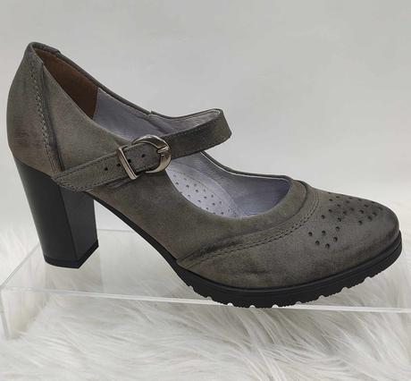 Dámske kožené lodičky 17010133 z, 38