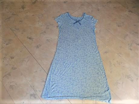 Jemná dlhá tenká nočná košielka m/l, l