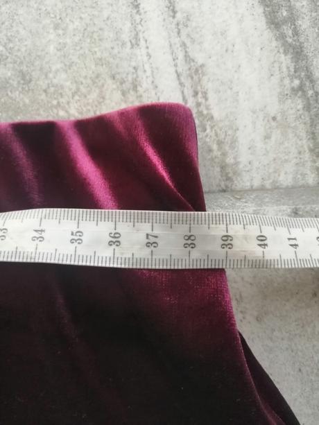 Kvalitná bordó jemná zamat sukňa lindex, vm, lindex,m