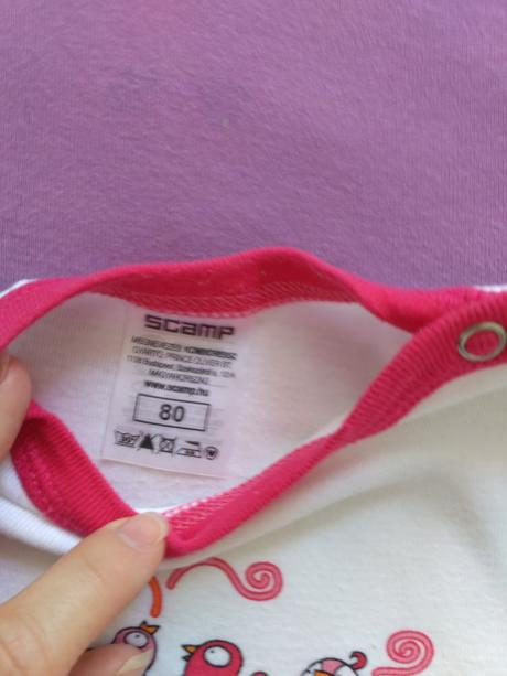 Body scamp s vtáčikmi, scamp,80