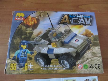 Stavebnica - terénne vojenské auto - 6+, 