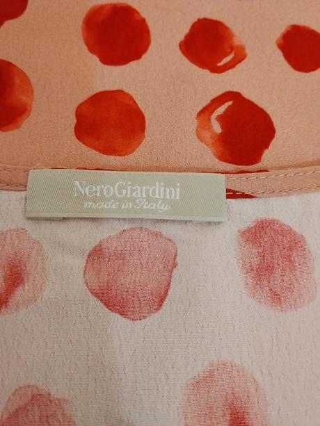 Nerogiardini bodkovaný top - made in italy, 36 / s