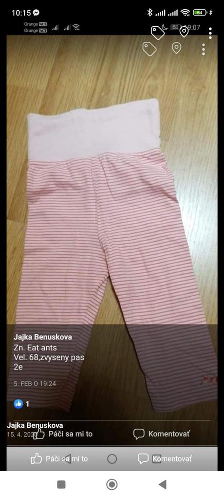 Tepláky s vyšším pásom, 68