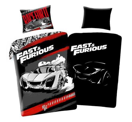 Obliečky rýchlo a zbesilo race svietiace 140/200, šírka (cm): 140,dĺžka (cm): 200