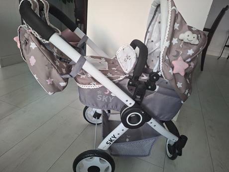 Kočík pre bábiku+postieľka, 