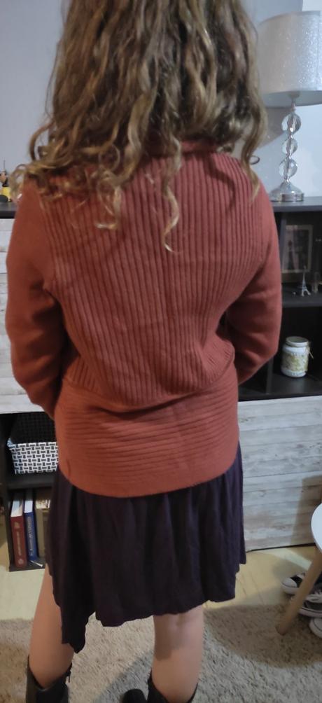 Tehlový sveter, h&m,m