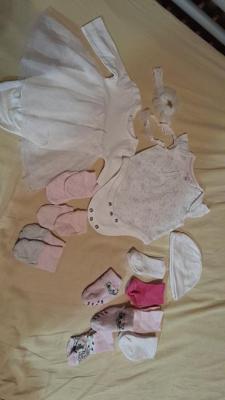 Balík oblečenia dievča 0-3m, 50–62