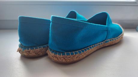Espadrilky tyrkysove, 39
