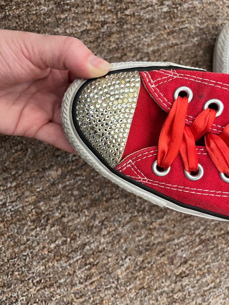 Tenisky swarovski, converse,38